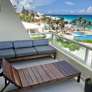Apartment On The With Terrace Ocean View, Brisas 01 By & Ocean, Cancun